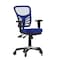 Flash Furniture Blue Mesh Multifunction Chair - Roller Wheels HL-0001-BL-RLB-GG - alternate 8